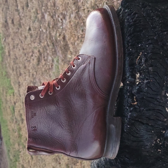 European Men's Pebble Leather Steel Toe Super Duty Boot - Picture 7 of 17